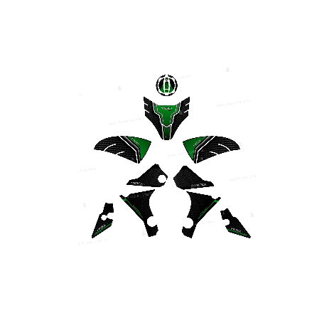 Set adesivi 3D protezioni...