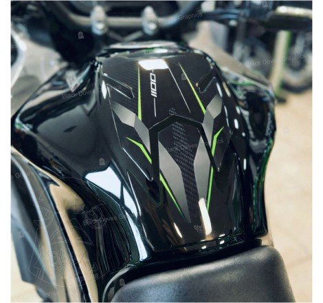 Adesivo Protettivo 3D Per Tappo Benzina Moto KAWASAKI – 5 Fori, Modelli 2000-2006