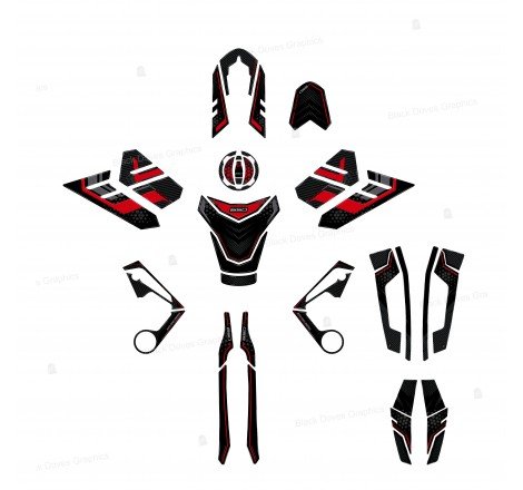 Set adesivi 3D protezioni...