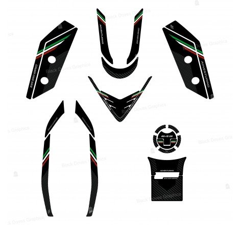 Set adesivi 3D protezioni...