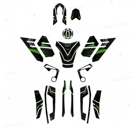 Set adesivi 3D protezioni...