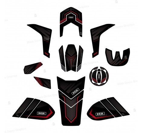 Set adesivi 3D protezioni...